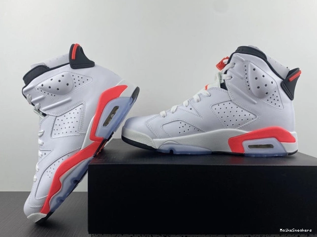 MaikeSneakers White 6 Jordan (2014) 384664-123 Retro Infrared 0729